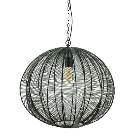 Magazijn uitverkoop - By-Boo hanglamp Floss large - zwart