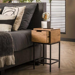 Nachtkastje XS flat / Massief acacia naturel