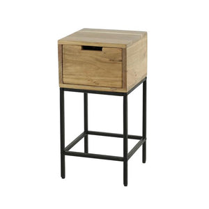 Nachtkastje XS flat / Massief acacia naturel