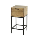 Nachtkastje XS flat / Massief acacia naturel