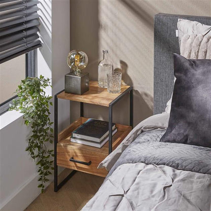 Nachtkastje 1L XS niche / Massief acacia naturel