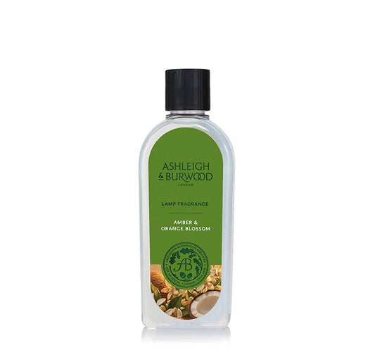 Ashleigh & Burwood Geurlamp/Luchtreiniger Olie - Amber & Orange Blossom  500 ML (NIEUW)