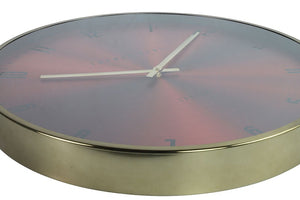 Thomas Kent wandklok "Jewel" rond koper/goud/rood  - Ø53 CM