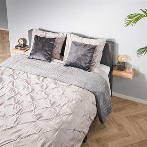 Nachtkastje 1L set/2 tree XS / Massief acacia naturel