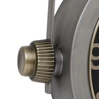 Tafelklok radio oud zilver 34x10x29,5 cm (magazijn opruiming)