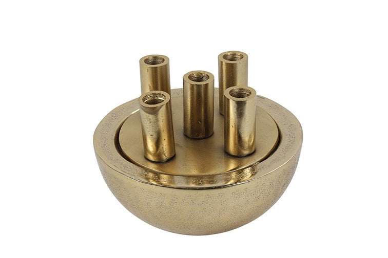 Vaas Henrike goud - 21x21x15 cm