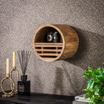 Wandschap 1L tweak Ø30 / Massief mango zandkleur (Magazijn sale)