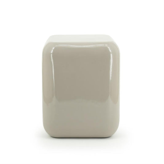 Poef/stoel Dixon By-Boo - Taupe 34x34x42 cm