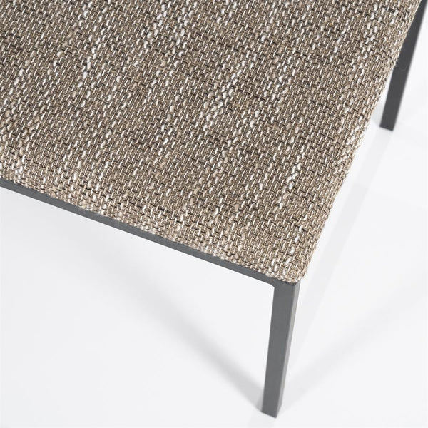 Bankje Lass By-Boo - Bruine stof 135x45x47 cm