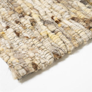 Vloerkleed wol Takara  By-Boo rechthoekig 160x230 - Mustard kleur