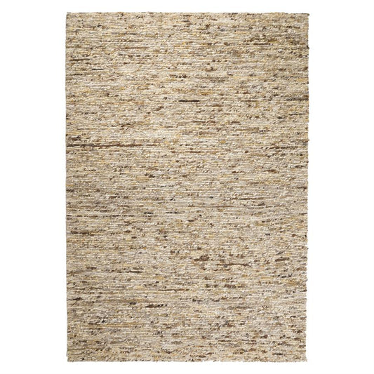 Vloerkleed wol Takara  By-Boo rechthoekig 190x290 - Mustard kleur
