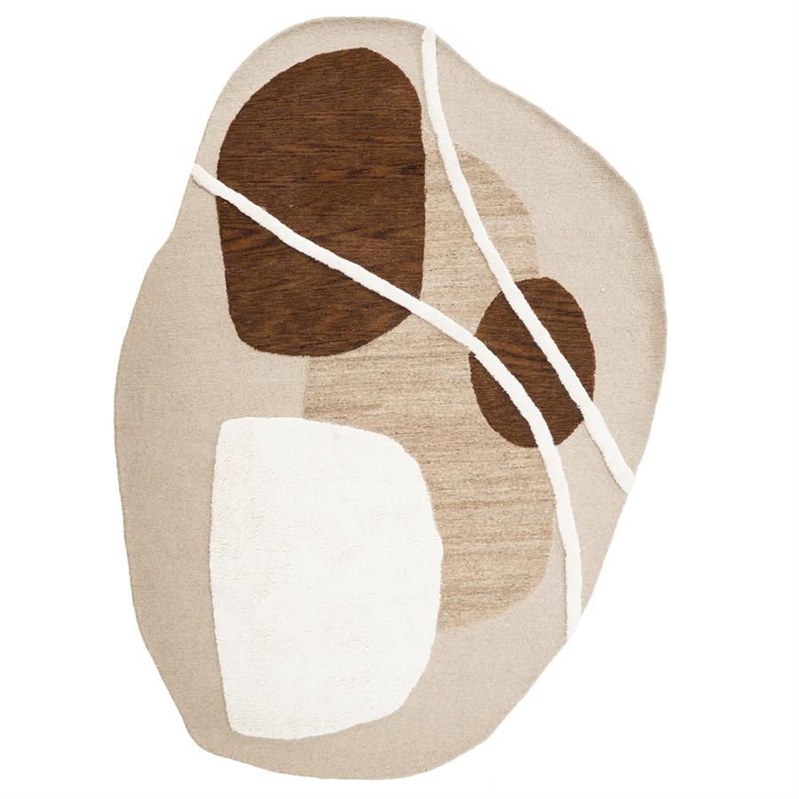 Vloerkleed Ogani By-Boo organisch 240x340 - Veelkleurig