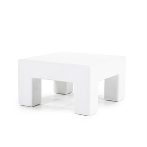Salontafel Dew By-Boo wit 70x70 cm - Magnesiumcomposiet