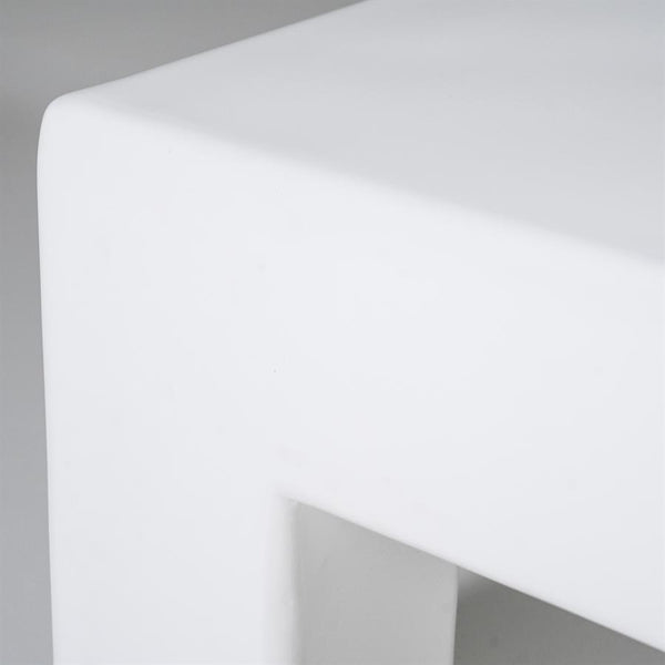 Salontafel Dew By-Boo wit 70x70 cm - Magnesiumcomposiet