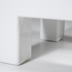Salontafel Dew By-Boo wit 70x70 cm - Magnesiumcomposiet