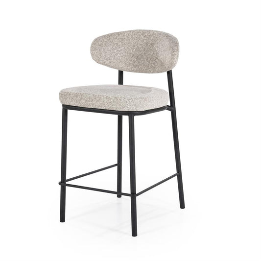 Barstoel Jari By-Boo - Beige stof