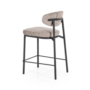 Barstoel Jari By-Boo - Taupe stof