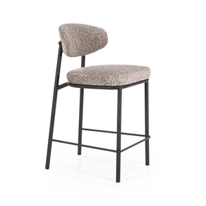 Barstoel Jari By-Boo - Taupe stof