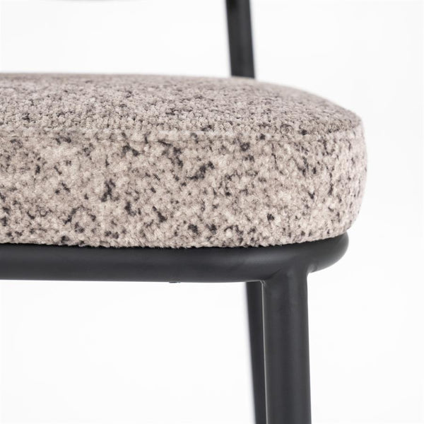 Barstoel Jari By-Boo - Taupe stof