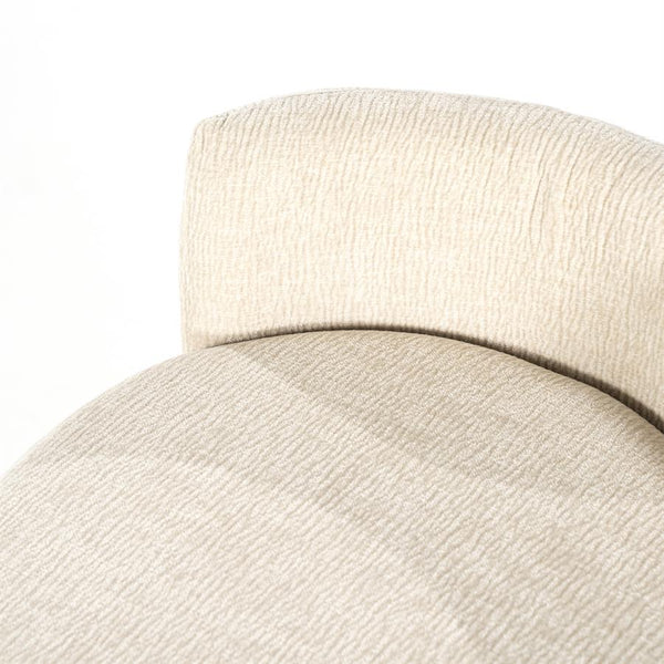 Poef/ bijzet stoel Marque By-Boo - Beige stof