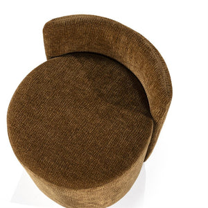 Poef/ bijzet stoel Marque By-Boo - Mustard stof