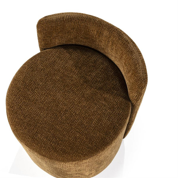 Poef/ bijzet stoel Marque By-Boo - Mustard stof