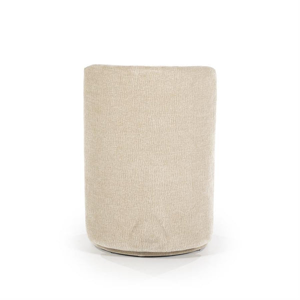 Poef/ bijzet stoel Marque By-Boo - Taupe stof