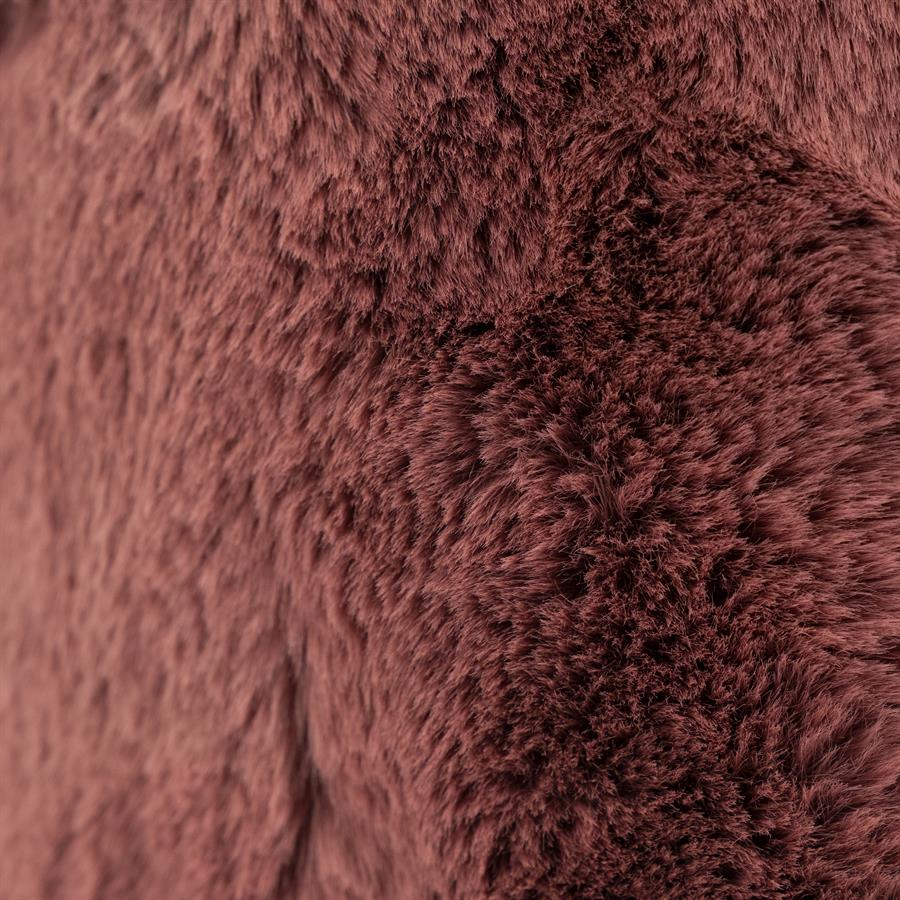 Poef Mosa By-Boo - burgundy roze 45x45 cm