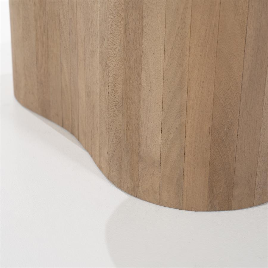 Salontafel set Fall organisch By-Boo 2 delig - Naturel mangohout