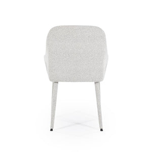Eetkamerstoel Fika By-Boo met armleuning - beige stof