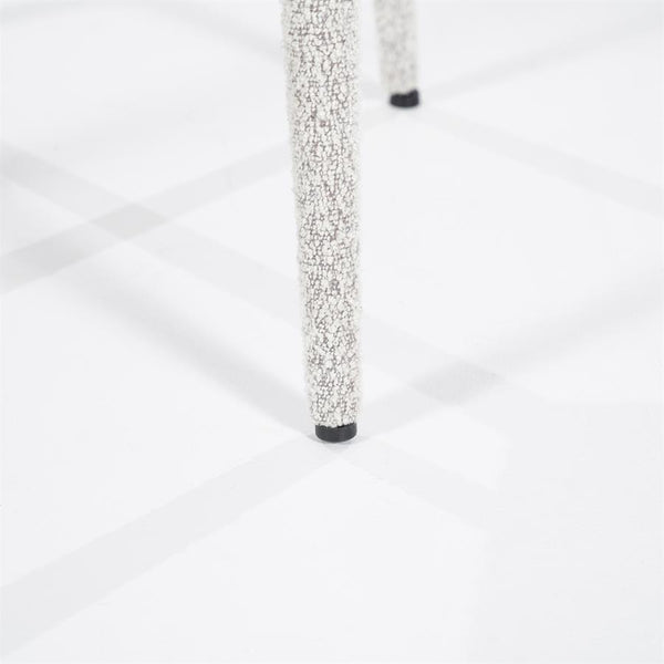 Eetkamerstoel Fika By-Boo met armleuning - beige stof