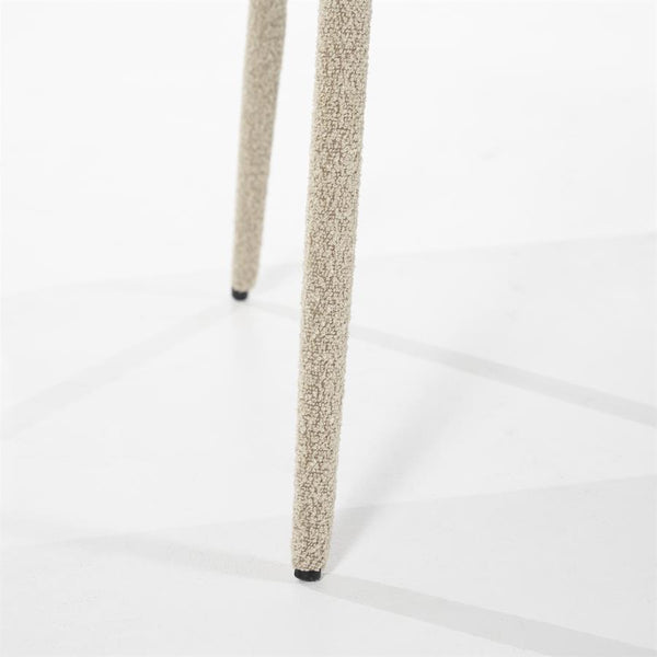 Eetkamerbank Fika  By-Boo met armleuning  140 cm breed - taupe stof