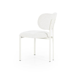 Eetkamerstoel Daybreak By-Boo zonder armleuning - Stof cloud beige lichte poten