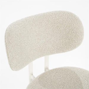 Eetkamerstoel Daybreak By-Boo zonder armleuning - Stof cloud taupe lichte poten