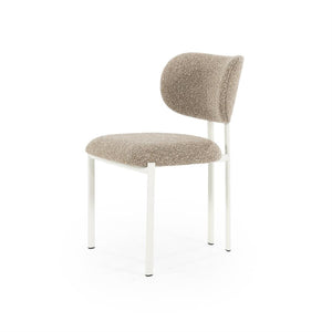 Eetkamerstoel Daybreak By-Boo zonder armleuning - Stof cloud bruin lichte poten