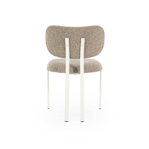 Eetkamerstoel Daybreak By-Boo zonder armleuning - Stof cloud bruin lichte poten