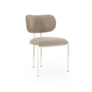 Eetkamerstoel Daybreak By-Boo zonder armleuning - Stof cloud bruin lichte poten