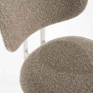 Eetkamerstoel Daybreak By-Boo zonder armleuning - Stof cloud bruin lichte poten