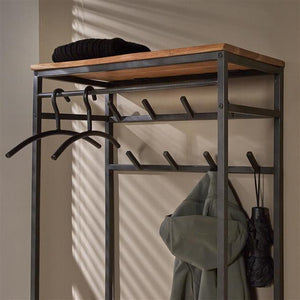 Garderobemeubel roede edge / Massief acacia naturel