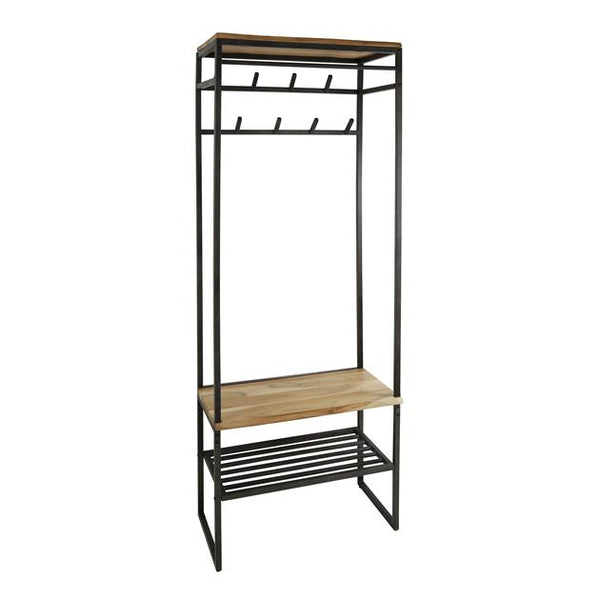 Garderobemeubel roede edge / Massief acacia naturel