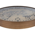 Radarklok world map rond Goud Ø60 cm