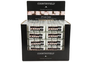 3 stuks hoge waxine kaarsen 24 branduren p/s - (Noodpakket) (stroomuitval)