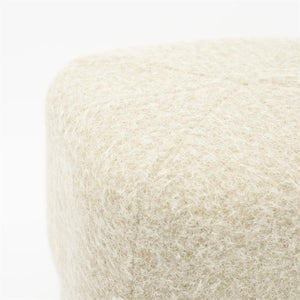 Poef Kelso By-Boo  - Taupe stof 40x40x40 cm