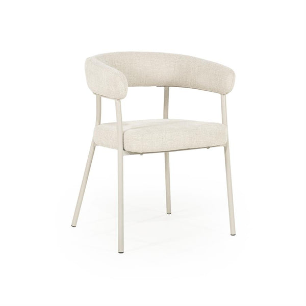 Eetkamerstoel Yovi By boo - Beige stof