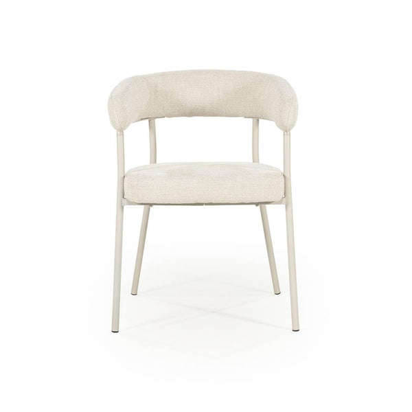Eetkamerstoel Yovi By boo - Beige stof