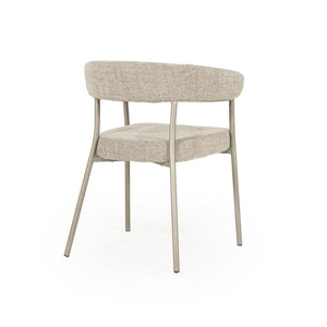 Eetkamerstoel Yovi By boo - Taupe stof