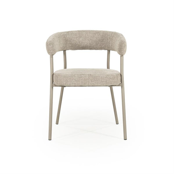 Eetkamerstoel Yovi By boo - Taupe stof