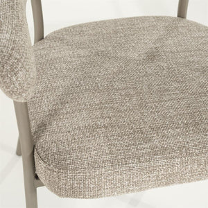 Eetkamerstoel Yovi By boo - Taupe stof