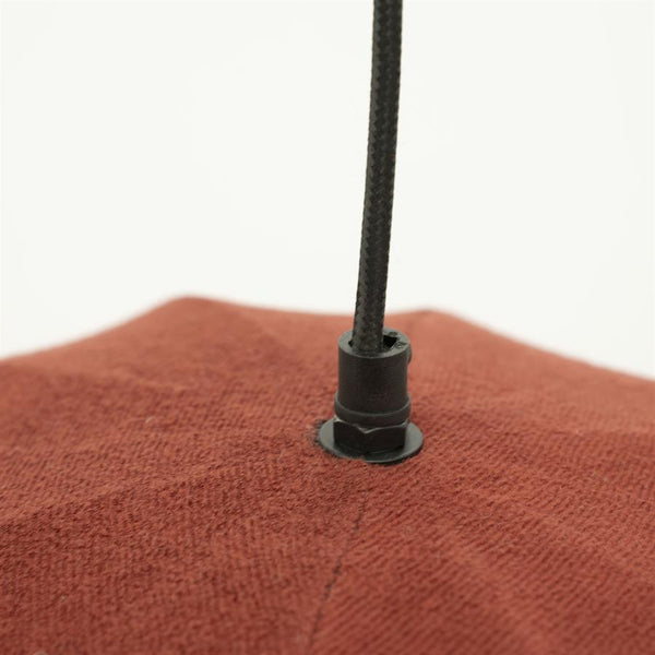 hanglamp Vinta By-Boo - Katoen burgundy/rood