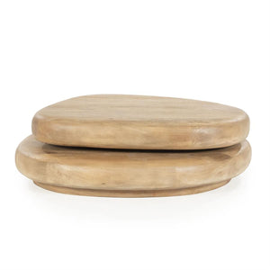 Salontafel draaibaar Kabo By-Boo - Mangohout lichtbruin